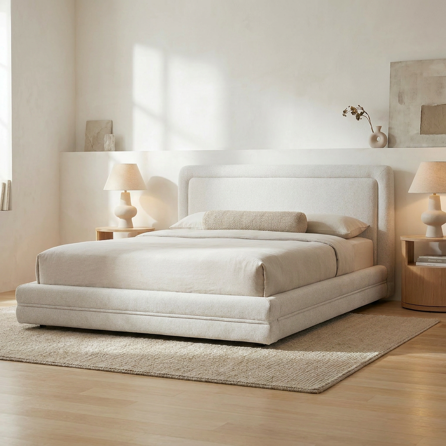 TORY UPHOLSTERED PLATFORM BED