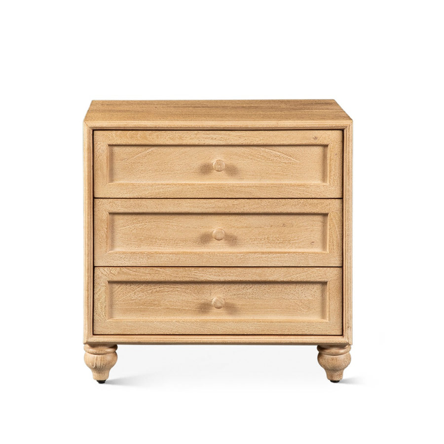 RAJA THREE DRAWER NIGHTSTAND