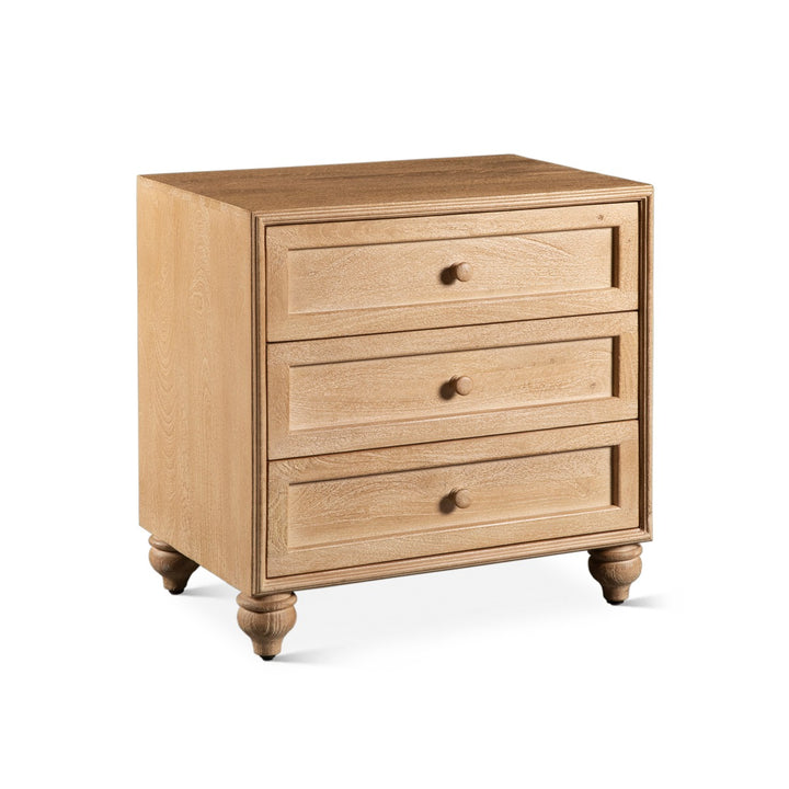 RAJA THREE DRAWER NIGHTSTAND
