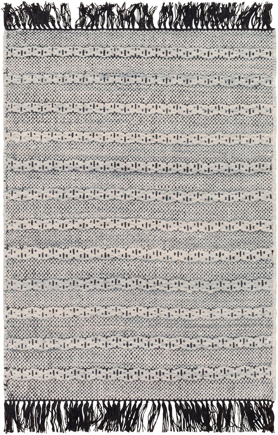 RAMEY INDOOR - OUTDOOR RUG: SILVER - GREY, BLACK