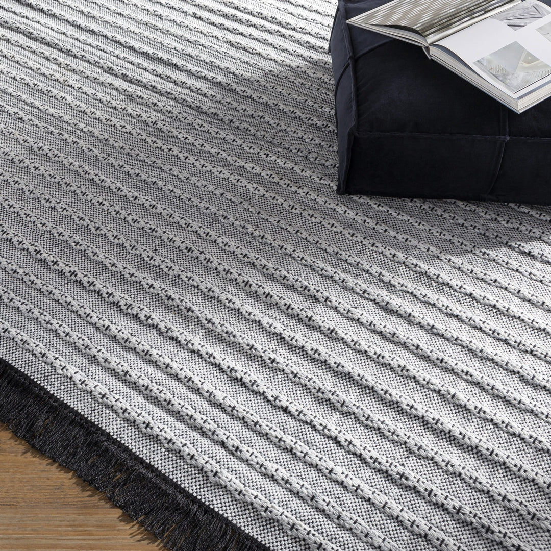 RAMEY INDOOR - OUTDOOR RUG: SILVER - GREY, BLACK