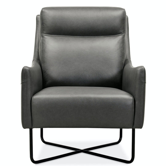 RANGER GRAVEL LEATHER LOUNGE CHAIR