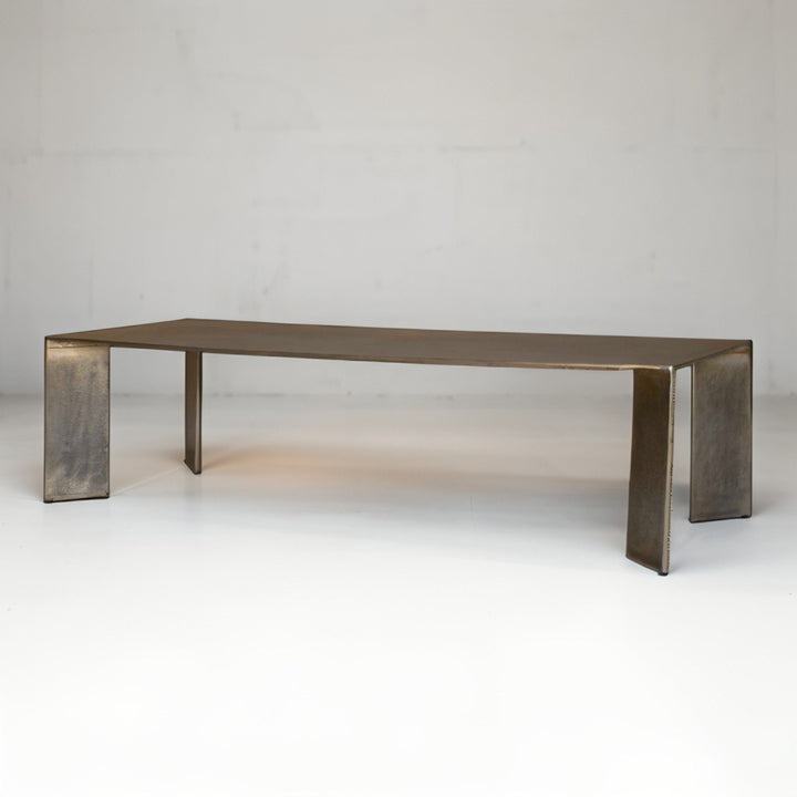 READE CAST ALUMINUM COFFEE TABLE