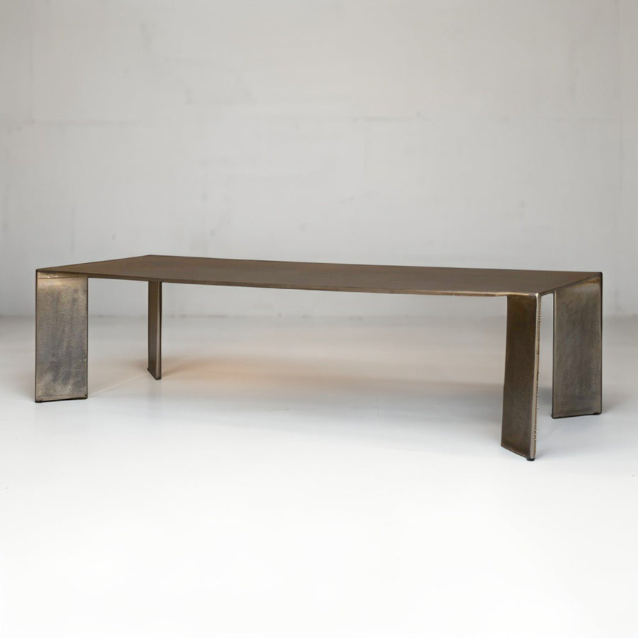 READE CAST ALUMINUM COFFEE TABLE