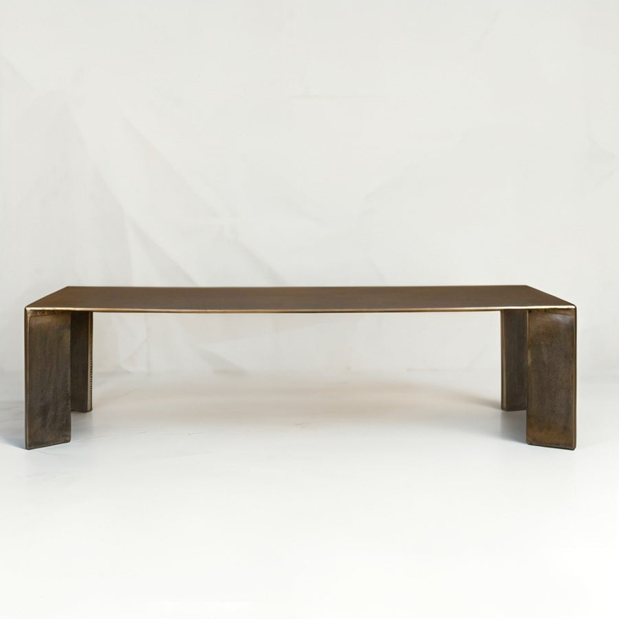 READE CAST ALUMINUM COFFEE TABLE