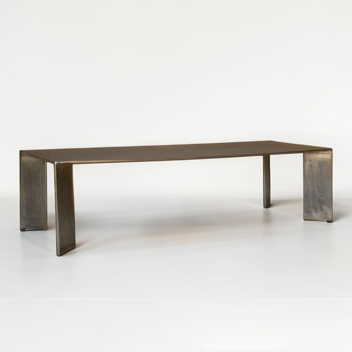 READE CAST ALUMINUM COFFEE TABLE