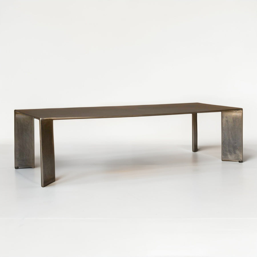 READE CAST ALUMINUM COFFEE TABLE