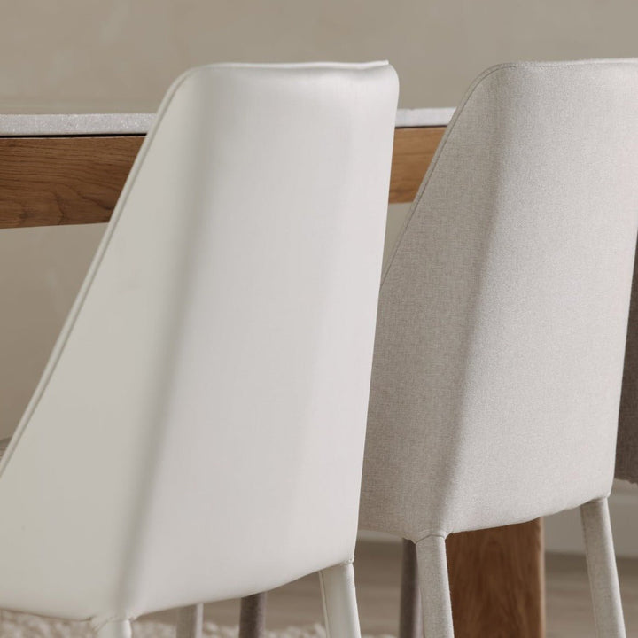 REMY LEATHERETTE DINING CHAIRS | SET OF 2