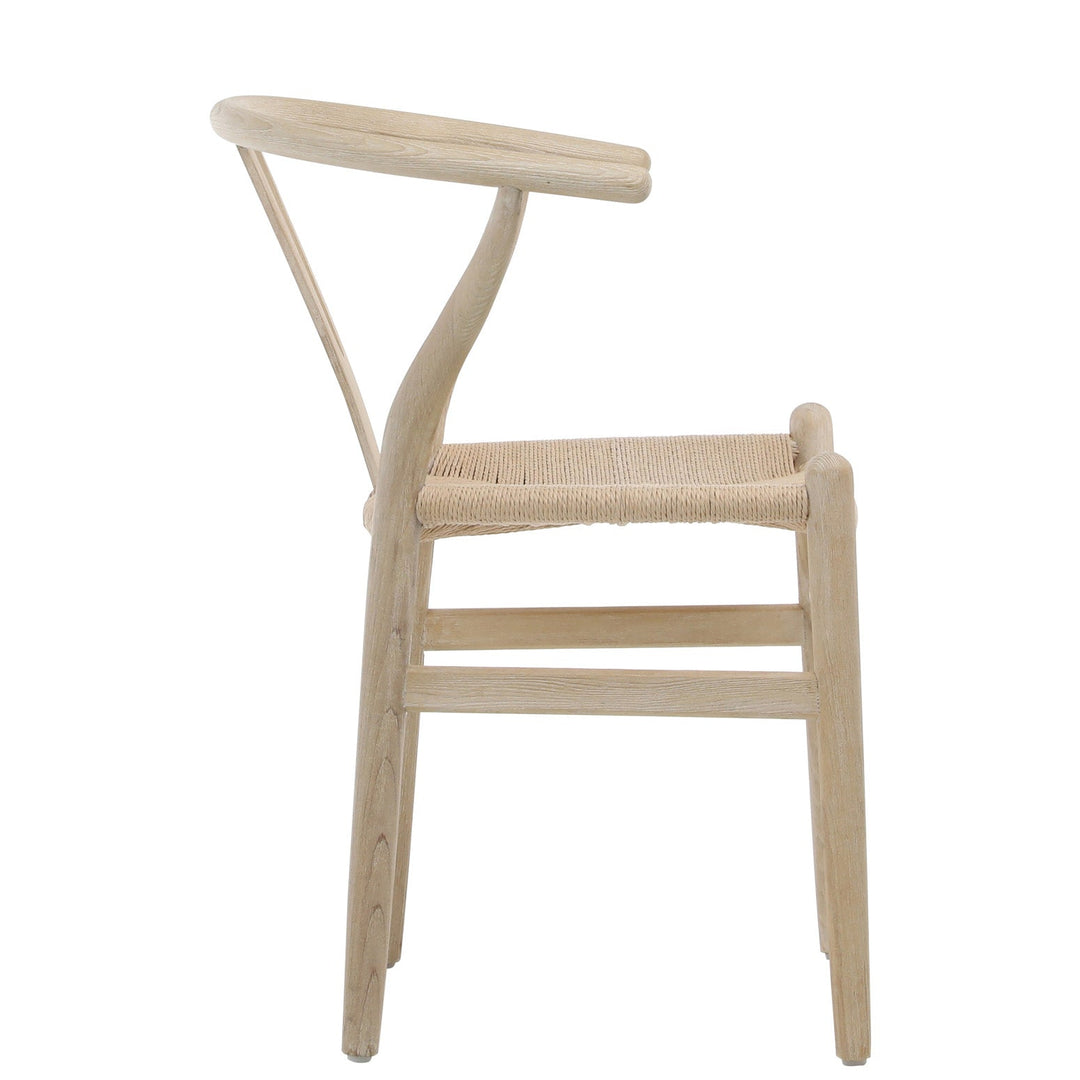 RENA WHITEWASHED OAK DINING CHAIR