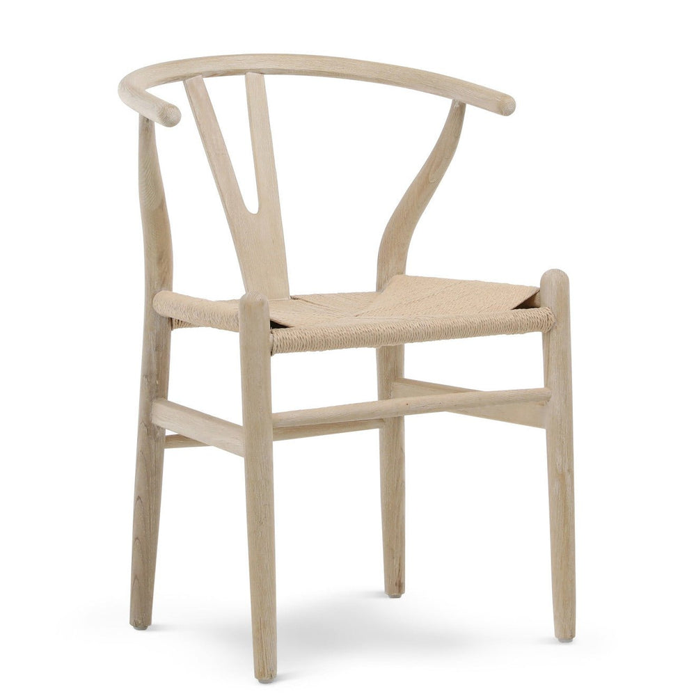 RENA WHITEWASHED OAK DINING CHAIR