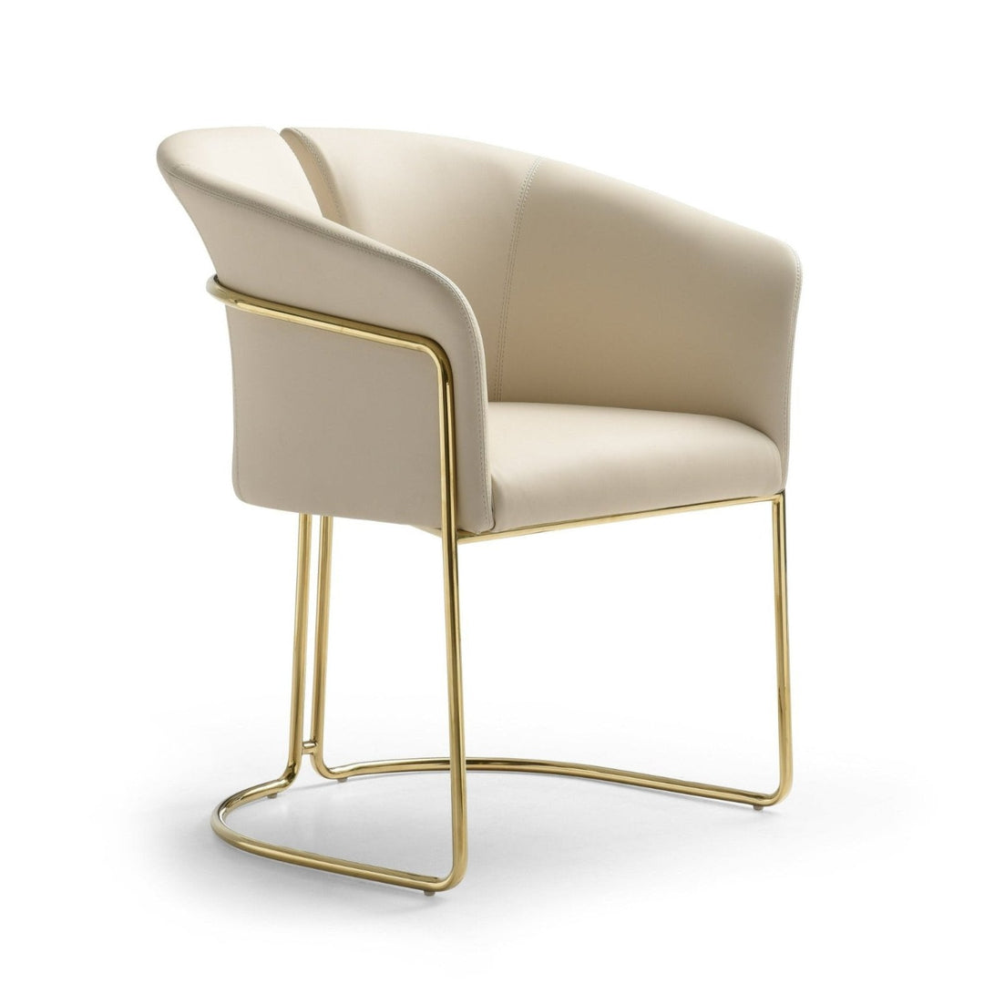 RENFEW CHAMPAGNE GOLD DINING CHAIR