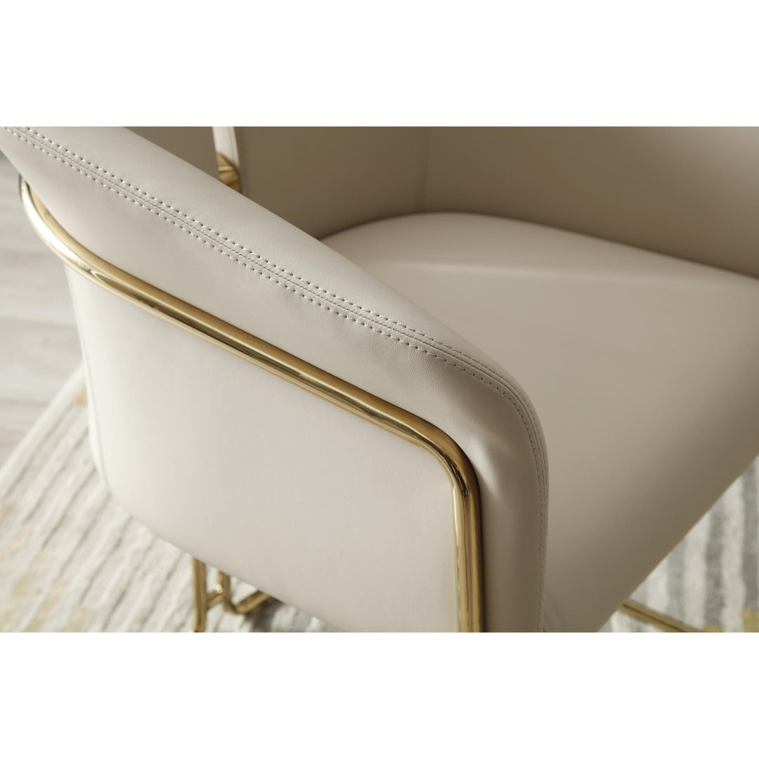 RENFEW CHAMPAGNE GOLD DINING CHAIR