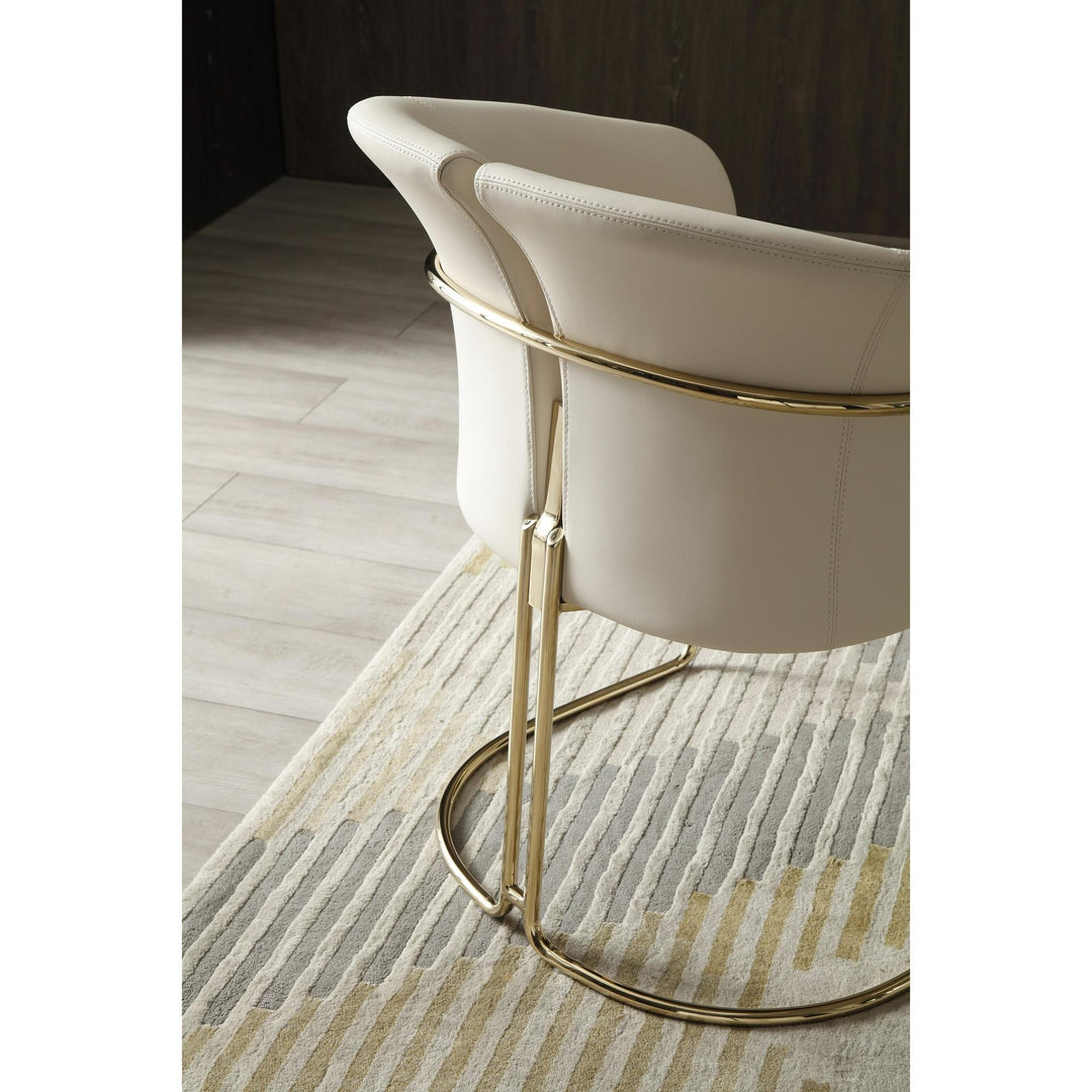 RENFEW CHAMPAGNE GOLD DINING CHAIR