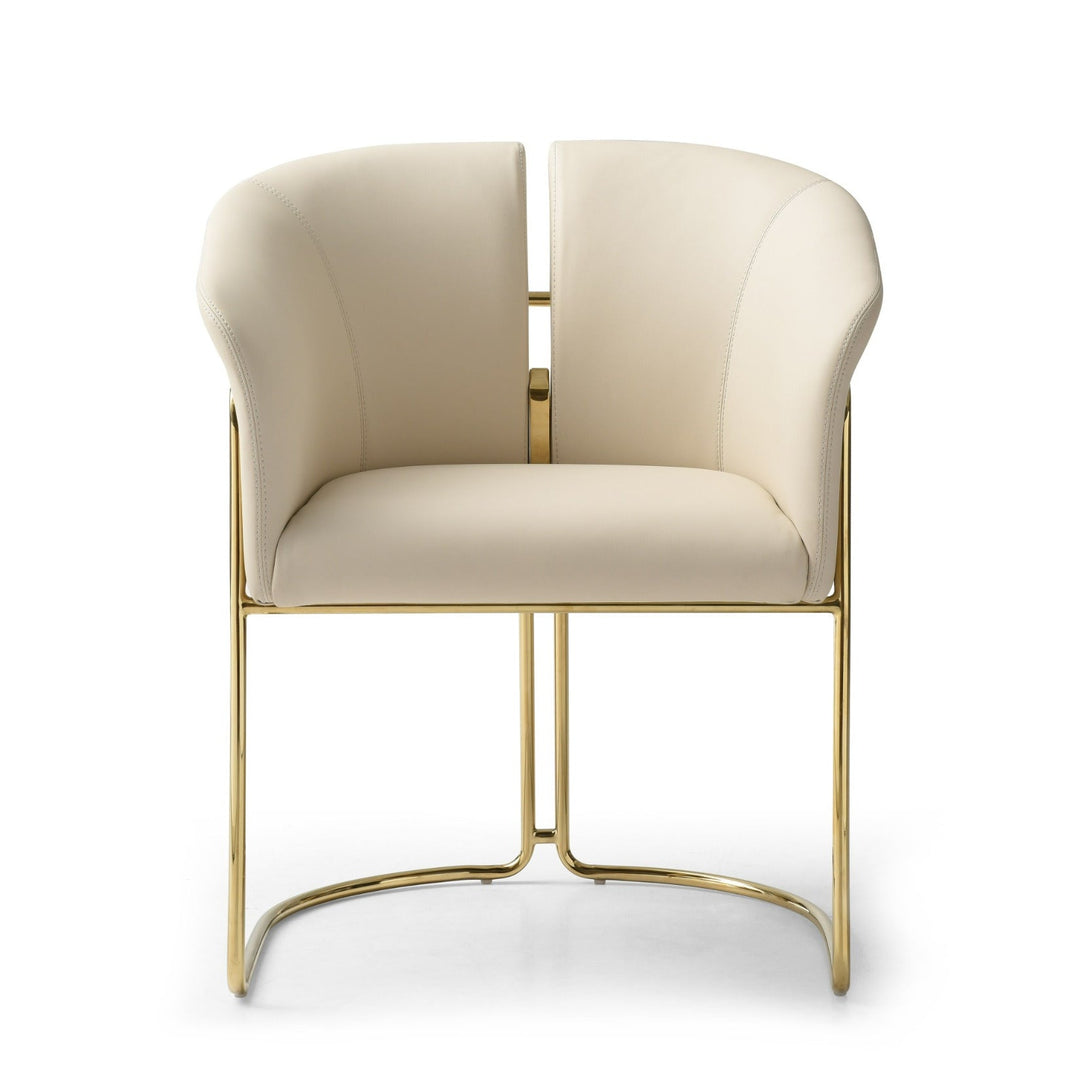 RENFEW CHAMPAGNE GOLD DINING CHAIR