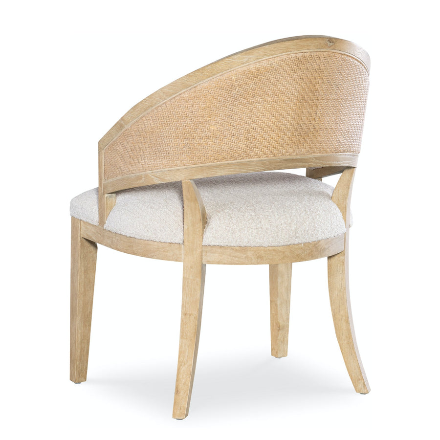 RETREAT CANE BARREL BACK DINING CHAIR