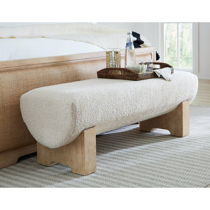 RETREAT CREAM BOUCLE BEDROOM BENCH