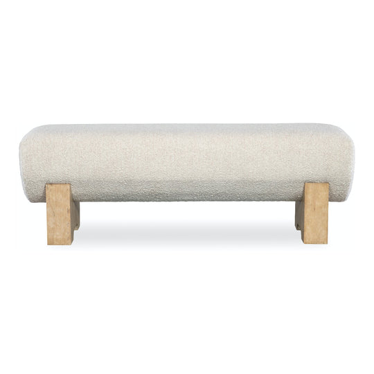 RETREAT CREAM BOUCLE BEDROOM BENCH