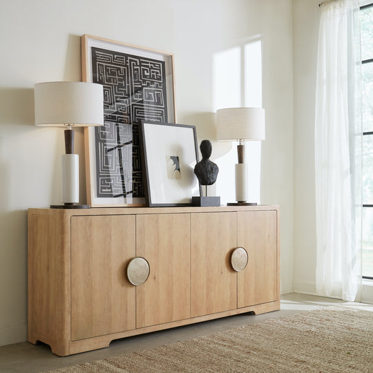 Media credenza, stylish home entertainment unit