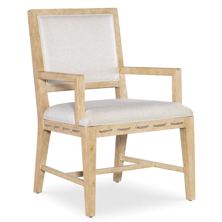 RETREAT RAFFIA BACK DINING ARM CHAIR