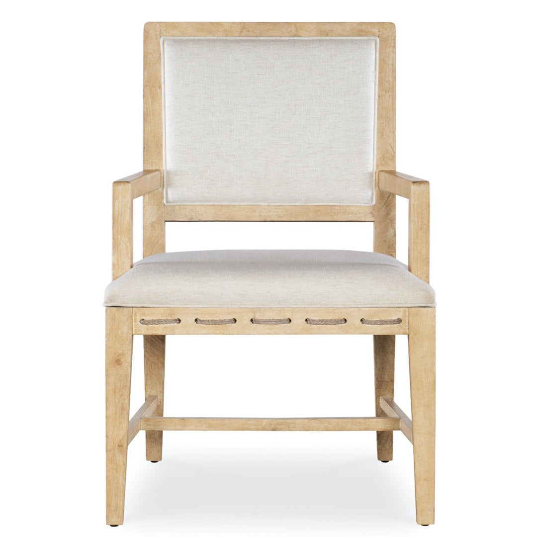 RETREAT RAFFIA BACK DINING ARM CHAIR