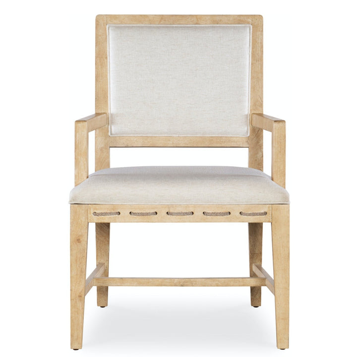 RETREAT RAFFIA BACK DINING ARM CHAIR