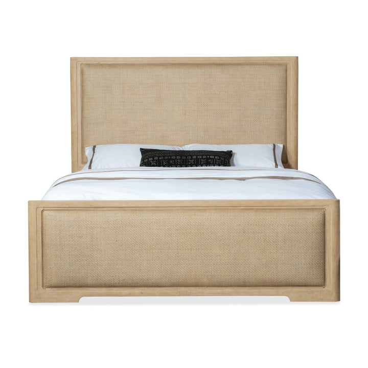 RETREAT RAFFIA PANEL BED