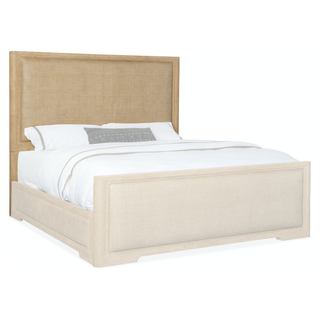 RETREAT RAFFIA PANEL BED