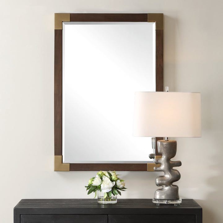 RHEA WALNUT MIRROR