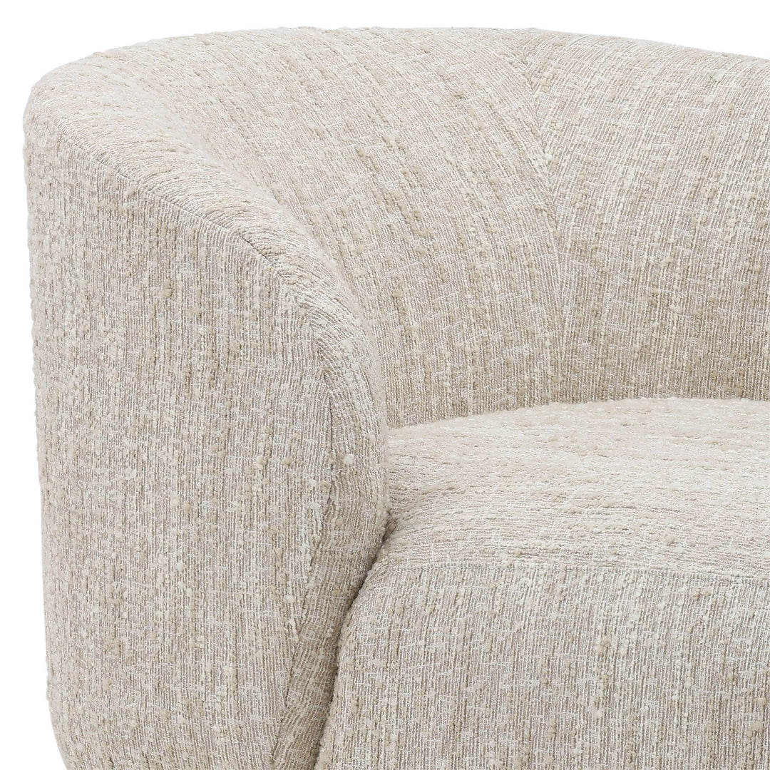 RHODA CHAISE: NAPA BEIGE BOUCLE