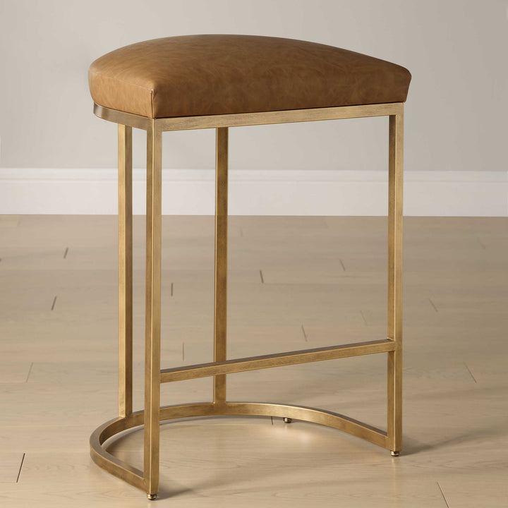 RINGO COUNTER STOOL: CAMEL