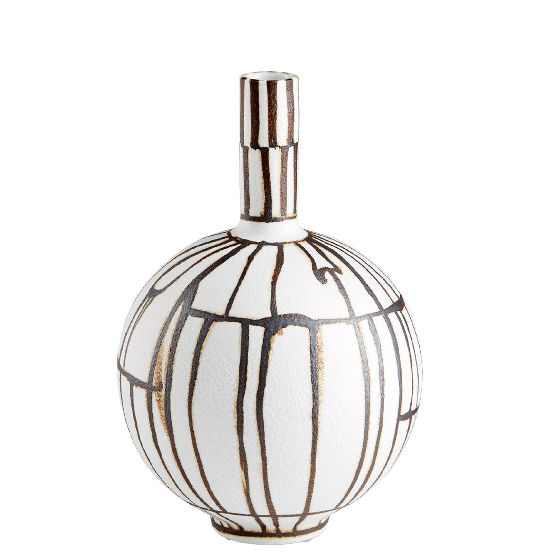 RISSE WHITE + RUST PORCELAIN VASES