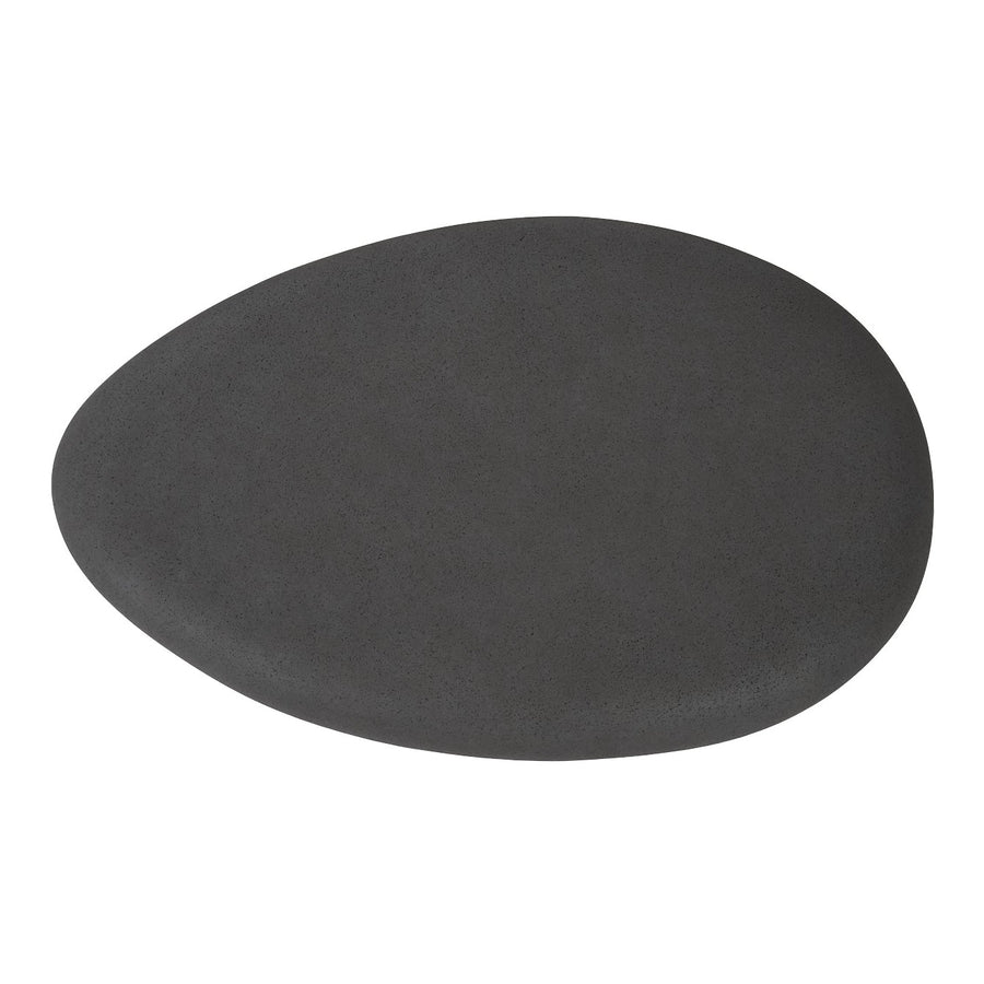 RIVER STONE INDOOR - OUTDOOR COFFEE TABLE: CHARCOAL