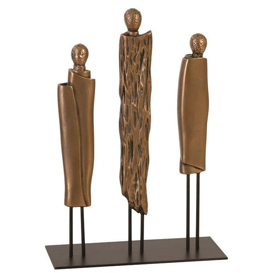 ROBED MONK TRIO SCULPTURE