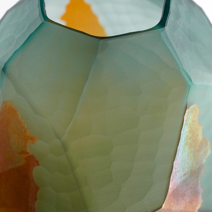 ROCA VERDE GLASS VASES