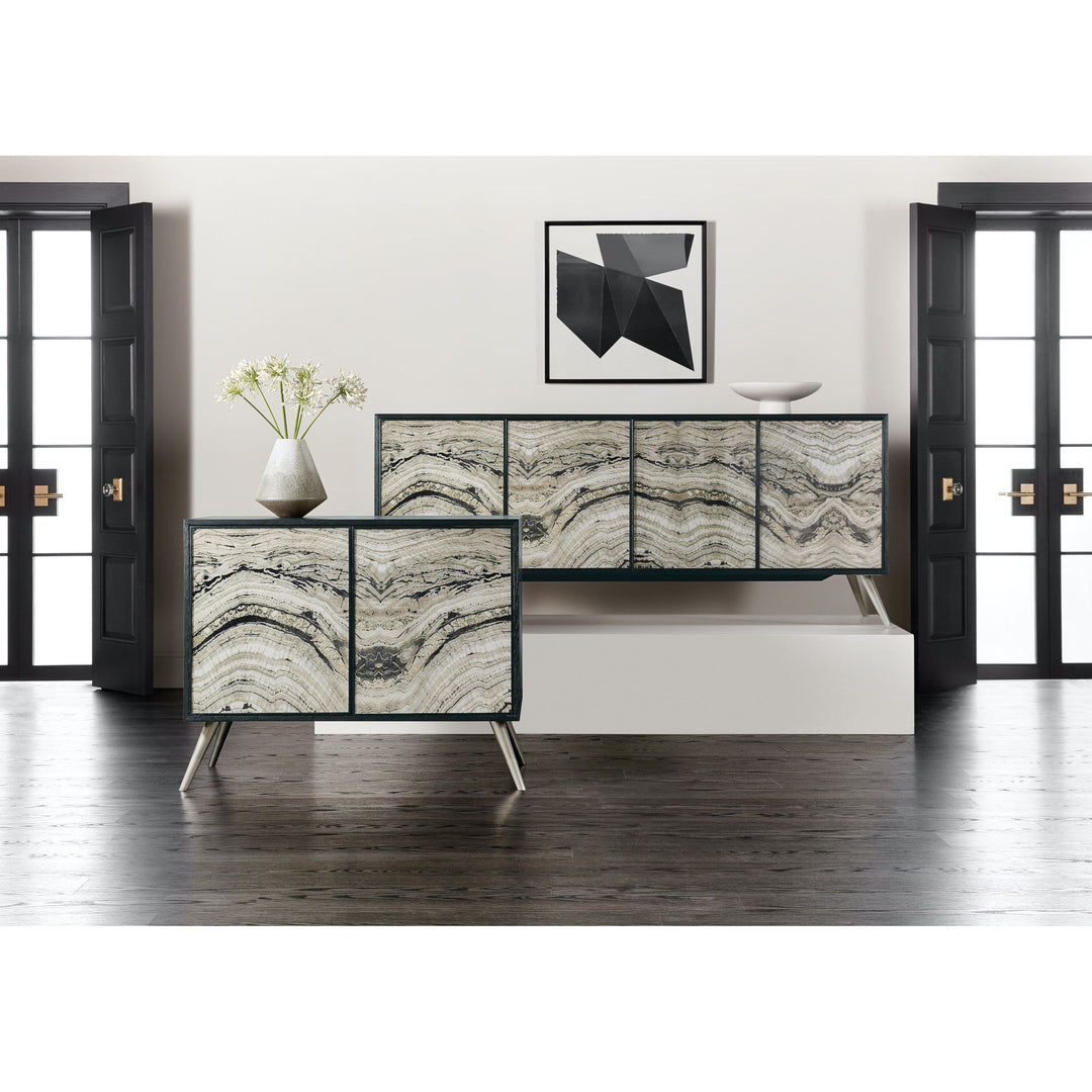 ROCKEE 4 DOOR MEDIA CREDENZA