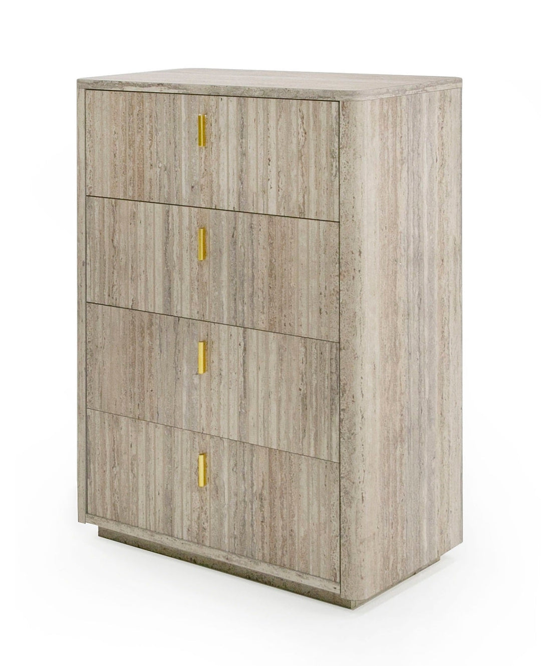 ROMA FAUX TRAVERTINE CHEST