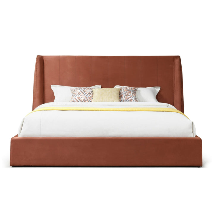 ROMA PLATFORM BED: BURNT ORANGE