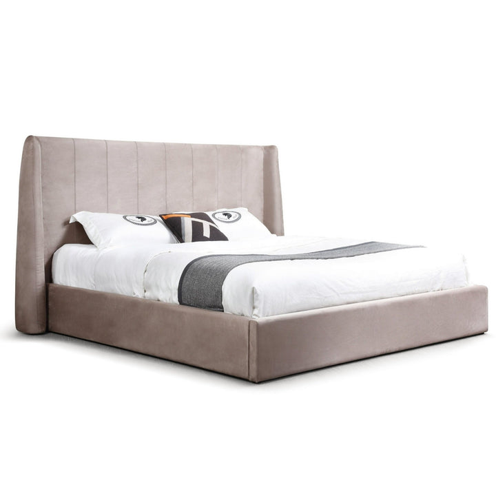 ROMA PLATFORM BED: TAUPE