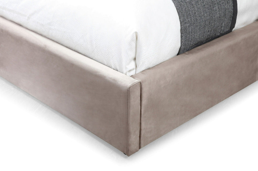 ROMA PLATFORM BED: TAUPE