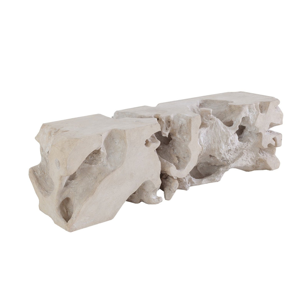 ROMAN STONE FREEFORM ROOT BENCH