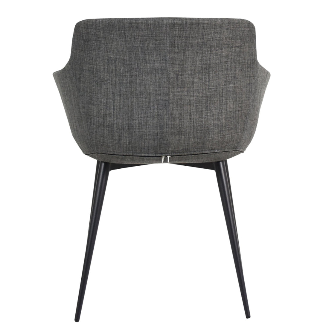 RONDA ARM CHAIR: GREY | SET OF 2