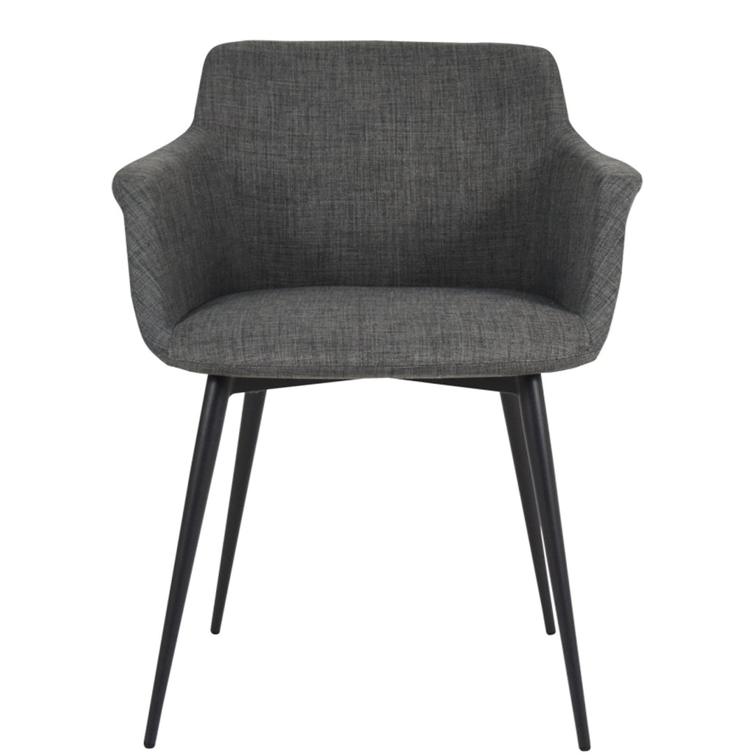 RONDA ARM CHAIR: GREY | SET OF 2