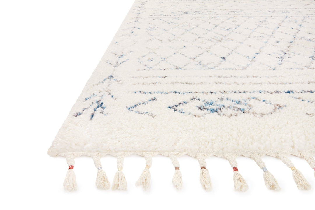 RONNIE 02 RUG: IVORY, SKY