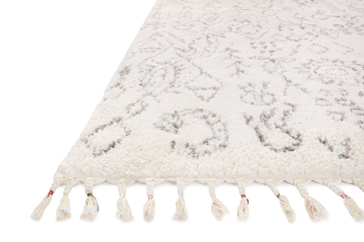 RONNIE 03 RUG: IVORY, CHARCOAL