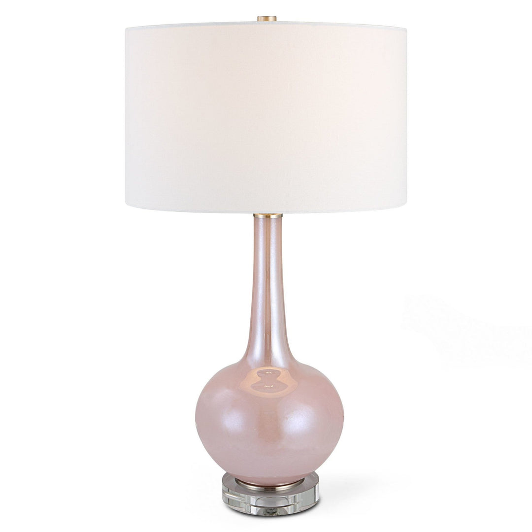 ROSA PINK GLASS TABLE LAMP