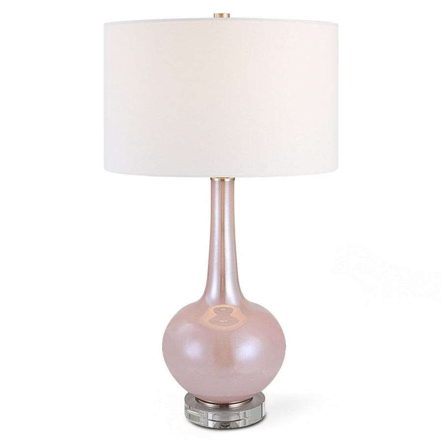 ROSA PINK GLASS TABLE LAMP