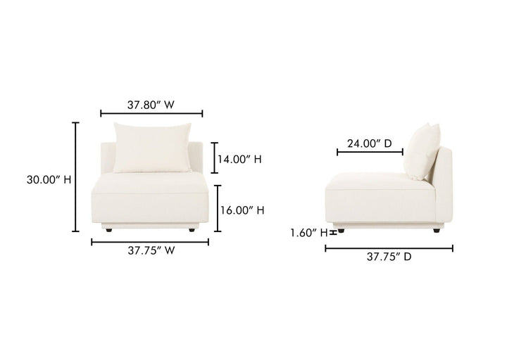 ROSELLO LOUNGE 4 - PIECE MODULAR SECTIONAL