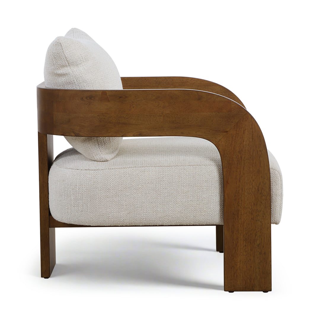 ROWAN IVORY BOUCLE ACCENT CHAIR