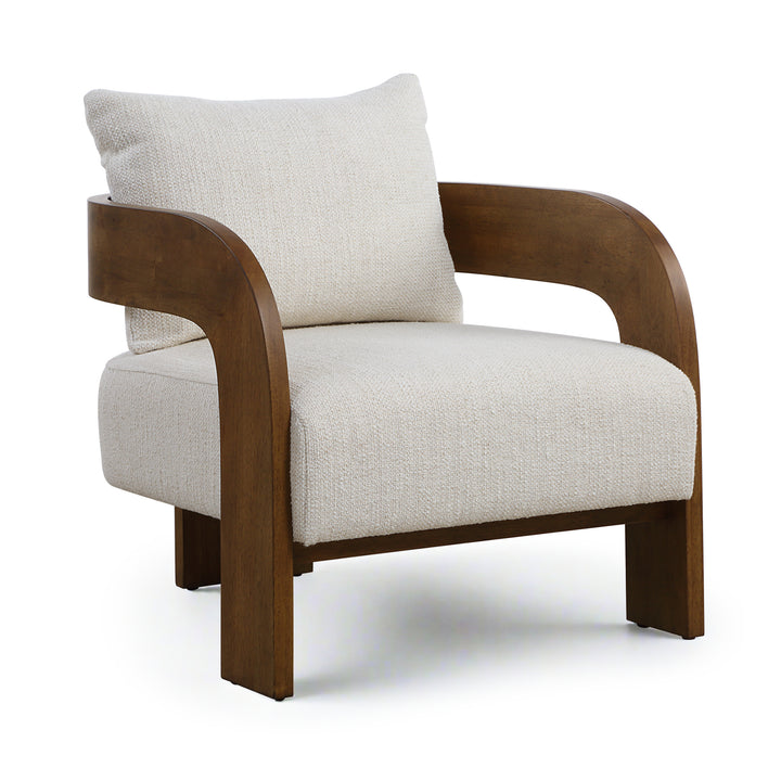 ROWAN IVORY BOUCLE ACCENT CHAIR