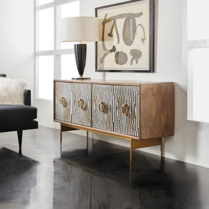 RUSSELL BONE INLAY CREDENZA